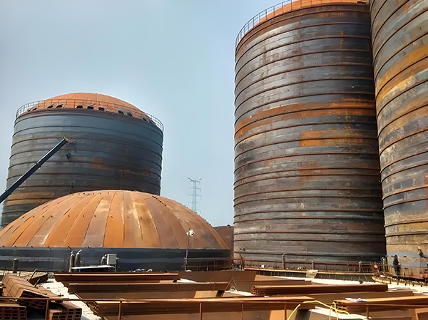 秭归焦粉钢板仓